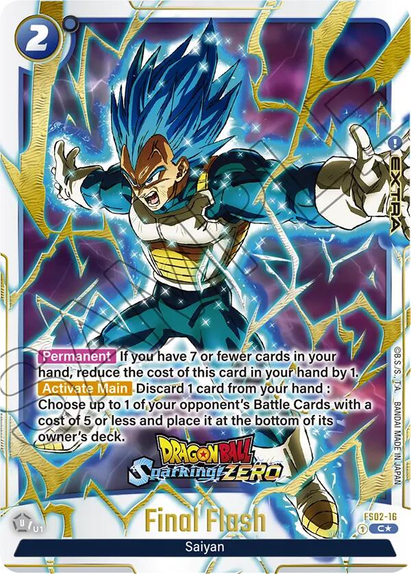 Final Flash (Dragon Ball Sparking! ZERO) [Fusion World Promotion Cards]