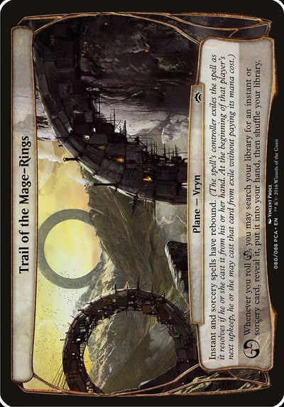 Trail of the Mage-Rings (Planechase Anthology) (Oversize Cards) Near Mint