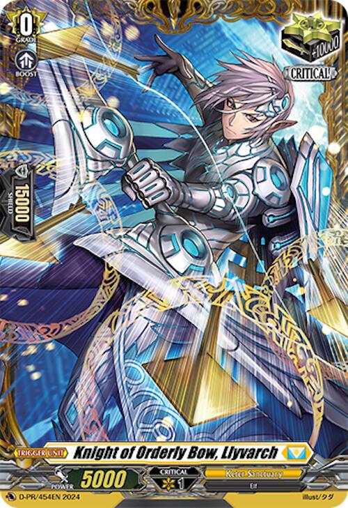 Knight of Orderly Bow, Llyvarch (D-PR/454EN) [D Promo Cards]