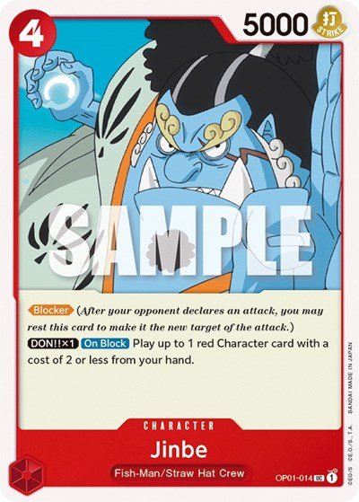 Jinbe (014) (Romance Dawn) Near Mint - Nick Nack's Full Frontal Attack