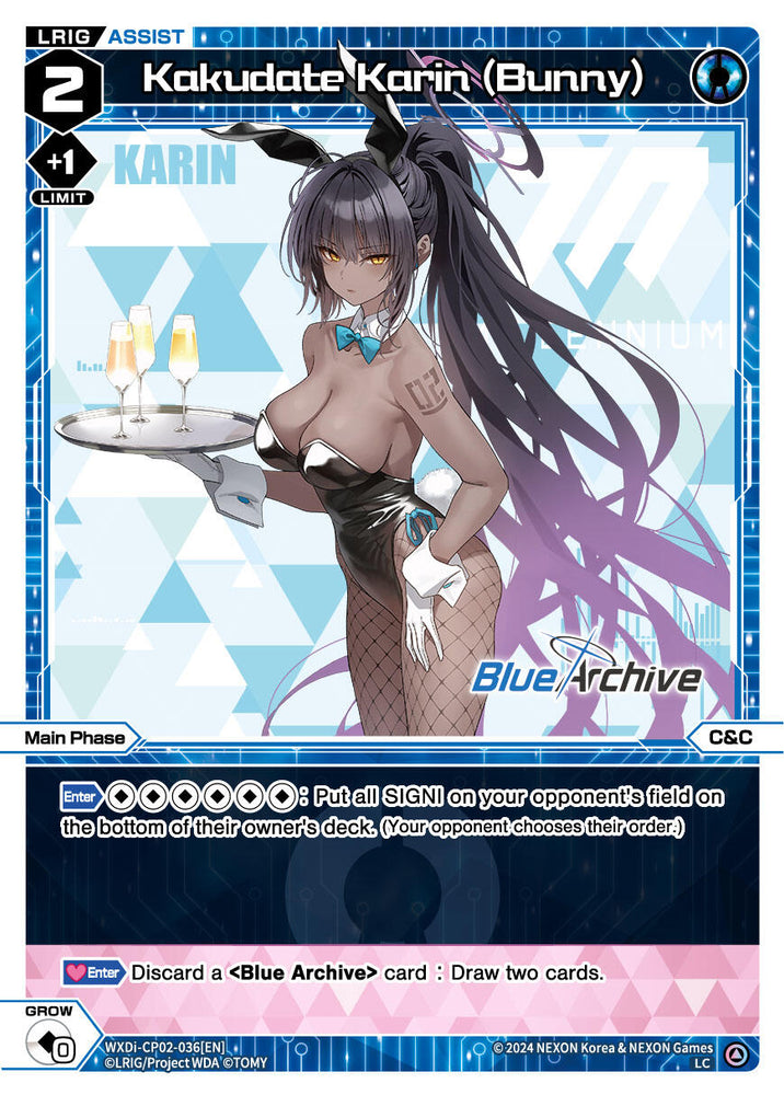 Kakudate Karin (Bunny) (WXDi-CP02-036[EN]) [Blue Archive DIVA]