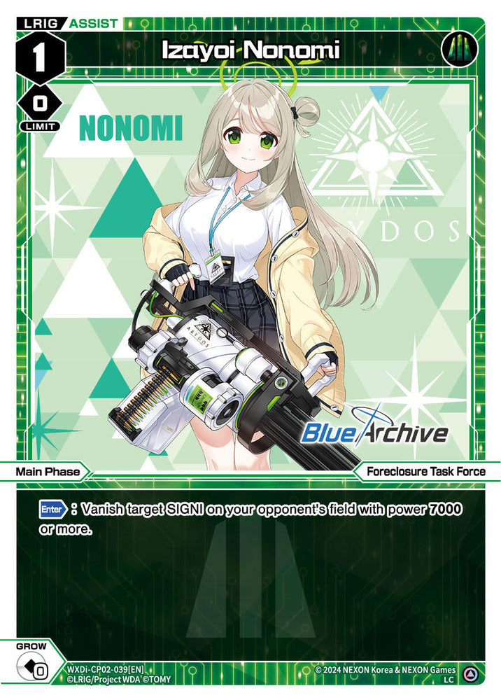 Izayoi Nonomi (WXDi-CP02-039[EN]) [Blue Archive DIVA]