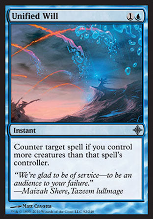 Unified Will (Rise of the Eldrazi) Light Play
