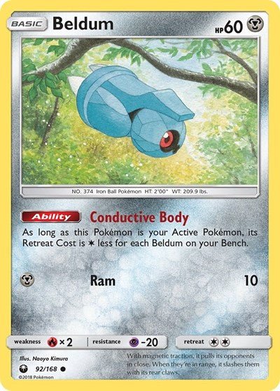 Beldum (92) (SM - Celestial Storm) Near Mint - Nick Nack's Full Frontal Attack