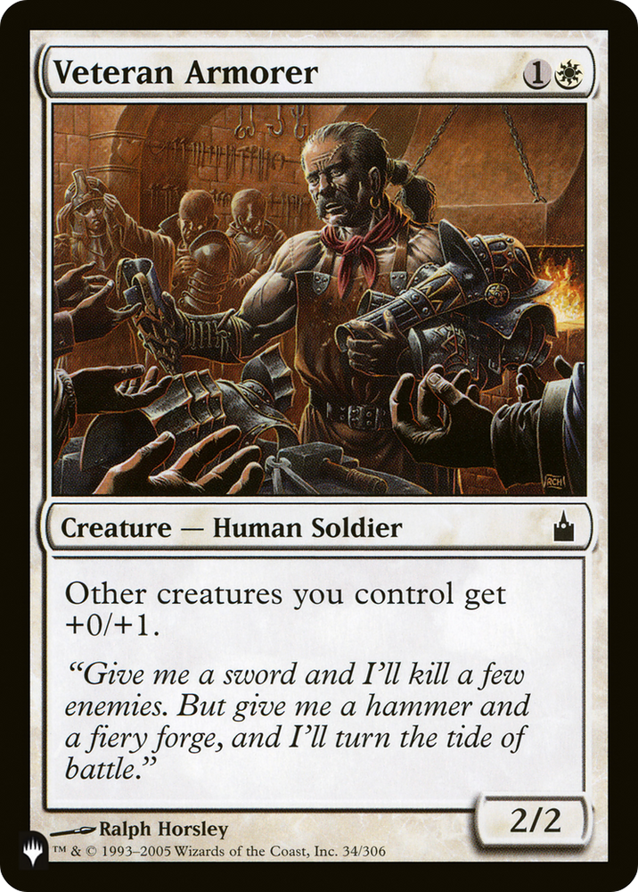 Veteran Armorer [The List Reprints]