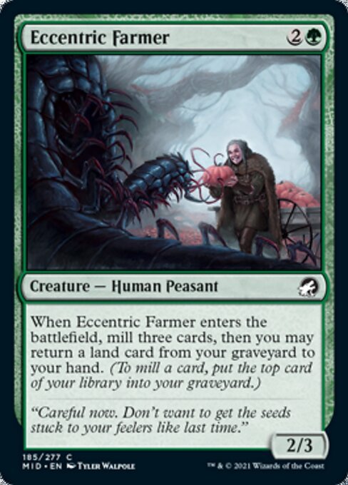 Eccentric Farmer (Innistrad: Midnight Hunt) Near Mint - Nick Nack's Full Frontal Attack