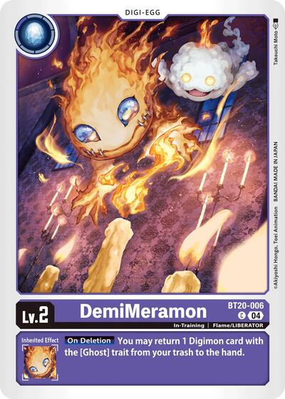 DemiMeramon BT20-006 (Release Special Booster 2.5) Heavy Play