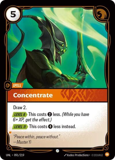 Concentrate (Unleashed) Near Mint
