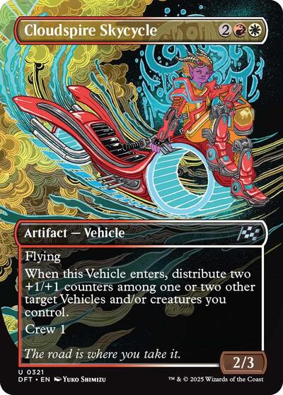 Cloudspire Skycycle (Borderless) (Aetherdrift) Near Mint