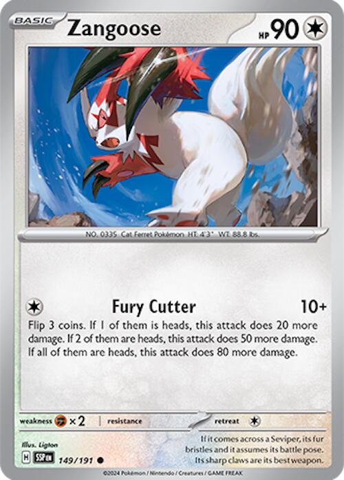 Zangoose (149/191) [Scarlet & Violet: Surging Sparks]