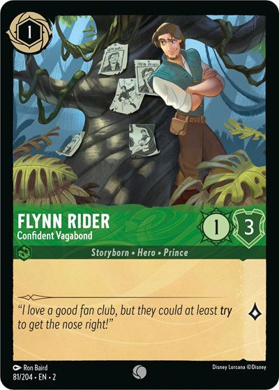 Flynn Rider - Confident Vagabond (Rise of the Floodborn) Near Mint - Nick Nack's Full Frontal Attack