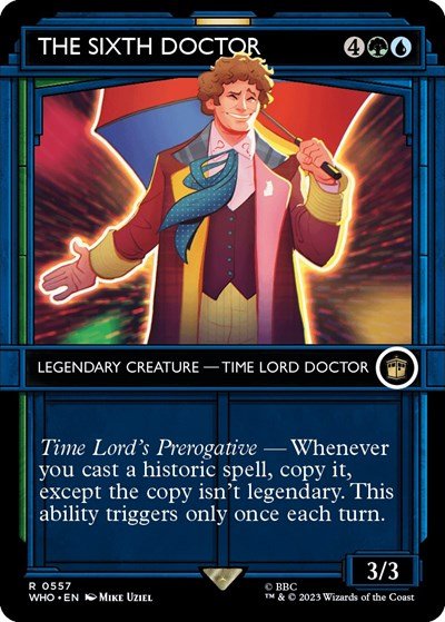 The Sixth Doctor (Showcase) (Universes Beyond: Doctor Who) Near Mint Foil - Nick Nack's Full Frontal Attack