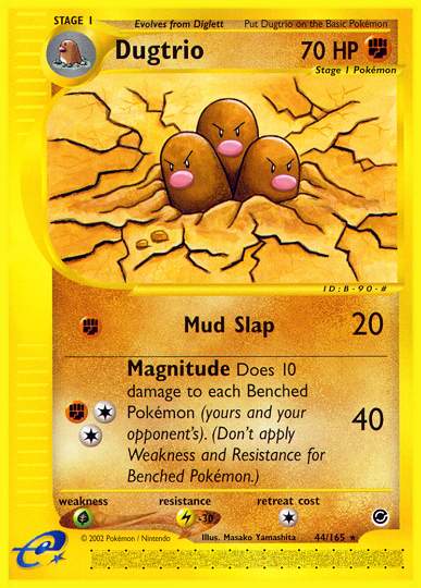 Dugtrio (Expedition) Light Play