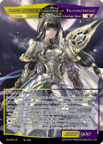 Queen Of The Eternal Eclipse, Giotto Sanstha // Giotto Sansta, Conqueror Of Protopaterpolis (TEU-007 JR) [The Underworld of Secrets]