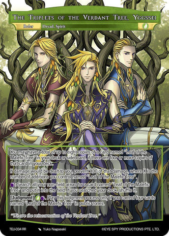 The Triplets of the Verdant Tree, Yggssei // Yggssei, As One (TEU-034 JR) [The Underworld of Secrets]