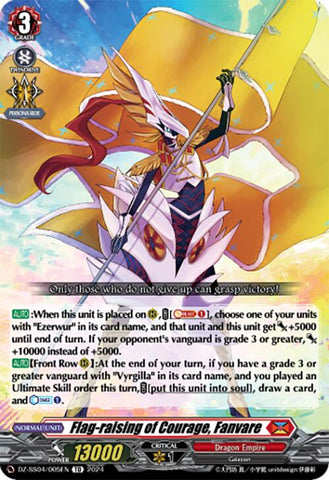 Flag-raising of Courage, Fanvare (DZ-SS04/005EN) [DZ-SS04: Special Series Stardust Blade]