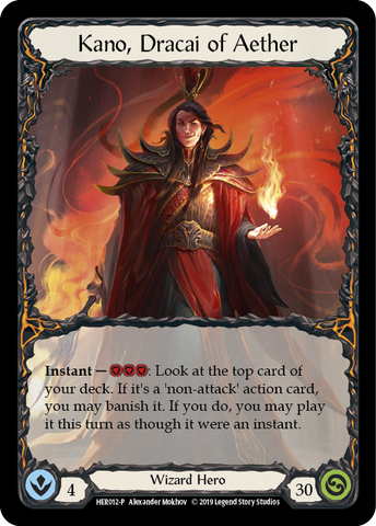Kano, Dracai of Aether [HER012-P] 1ère édition Cold Foil 