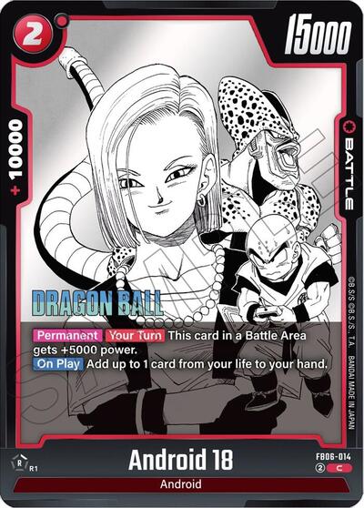 Android 18 (Manga Booster 01) Near Mint