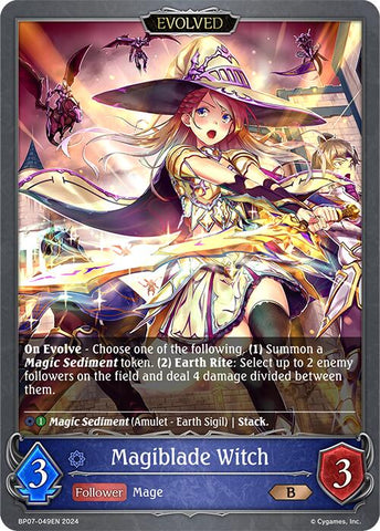 Magiblade Witch (Evolved) (BP07-049EN) [BP07: Verdant Steel]