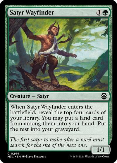 Satyr Wayfinder (Commander: Modern Horizons 3) Near Mint - Nick Nack's Full Frontal Attack