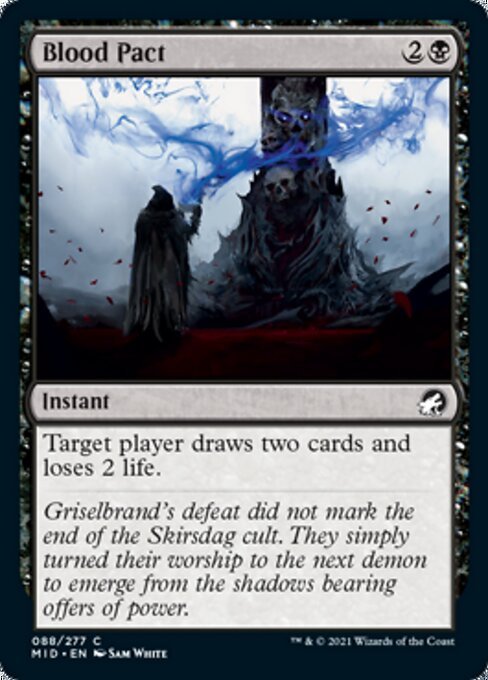 Blood Pact (Innistrad: Midnight Hunt) Near Mint - Nick Nack's Full Frontal Attack