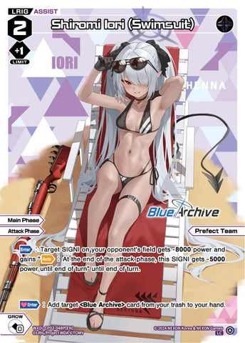 Shiromi Iori (Swimsuit) (Parallel) (WXDi-CP02-048P[EN]) [Blue Archive DIVA]