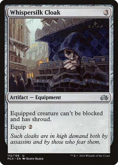 Whispersilk Cloak (Planechase Anthology) Near Mint