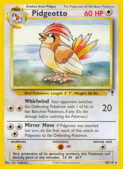 Pidgeotto (Legendary Collection) Light Play
