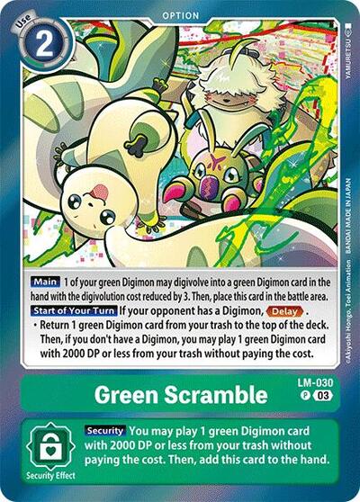 Green Scramble (Special Limited Set) Near Mint Foil - Nick Nack's Full Frontal Attack