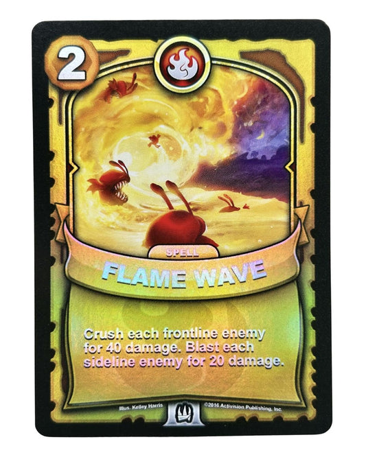 Flame Wave (Battlecast) (Gold Foil) - Nick Nack's Full Frontal Attack