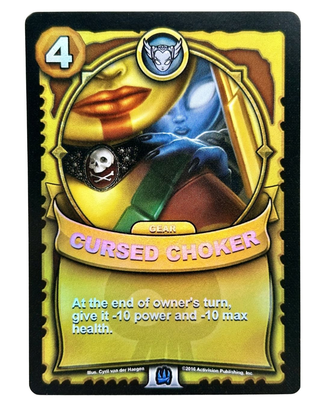 Cursed Choker (Battlecast) (Gold Foil) - Nick Nack's Full Frontal Attack
