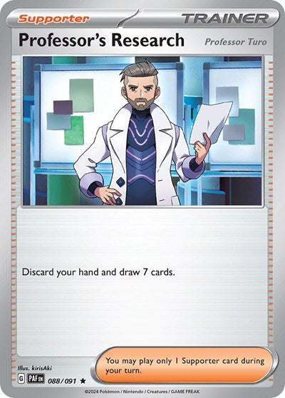 Professor's Research - 088 (SV: Paldean Fates) Near Mint Reverse Holofoil