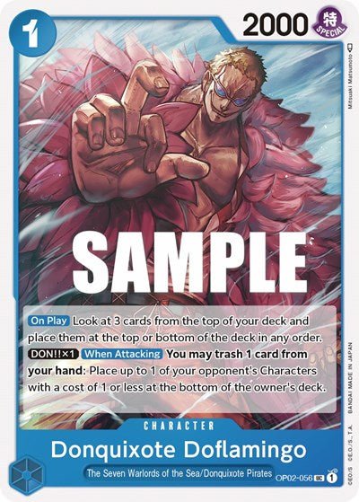 Donquixote Doflamingo (Paramount War) Near Mint - Nick Nack's Full Frontal Attack