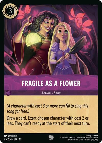 Fragile as a Flower (Whispers in the Well) Near Mint - Nick Nack's Full Frontal Attack