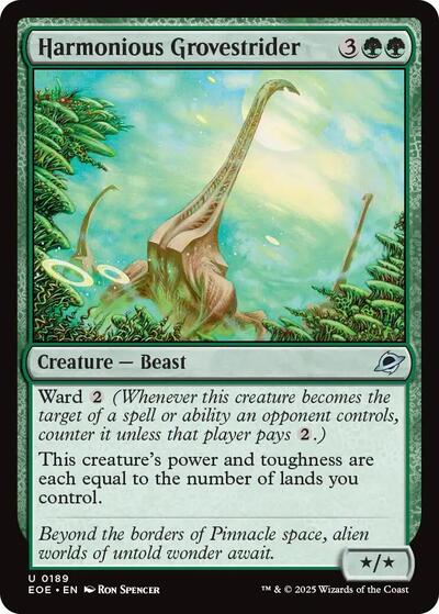 Harmonious Grovestrider (Edge of Eternities) Near Mint - Nick Nack's Full Frontal Attack