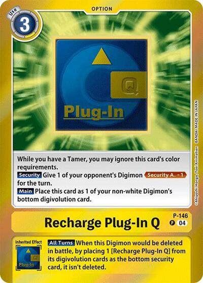 Recharge Plug - In Q (Reprint) (Special Limited Set) Near Mint Foil - Nick Nack's Full Frontal Attack