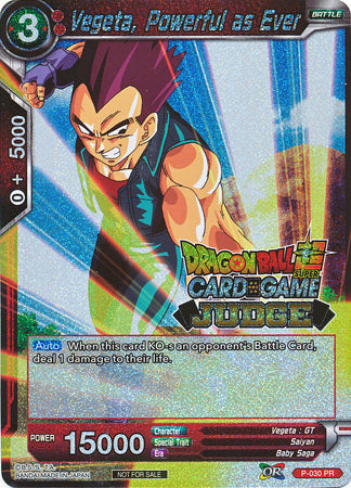 Vegeta, más poderoso que nunca [P-030] 