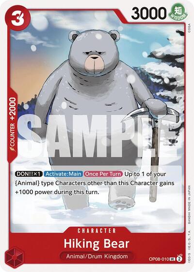 Hiking Bear (Two Legends) Near Mint - Nick Nack's Full Frontal Attack