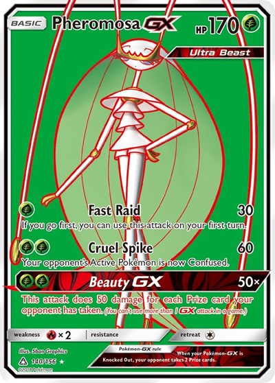 Pheromosa GX (Full Art) (SM - Ultra Prism) Near Mint Holofoil