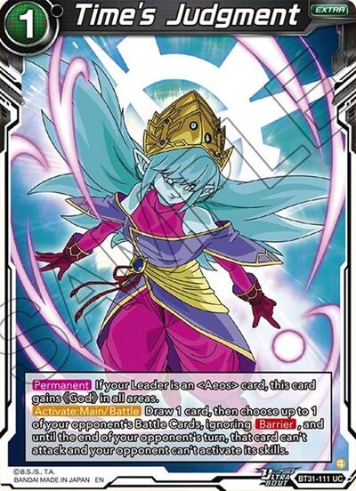 Time's Judgment (Impact Beyond Dimensions) Near Mint Foil