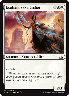 Exultant Skymarcher (Rivals of Ixalan) Near Mint - Nick Nack's Full Frontal Attack