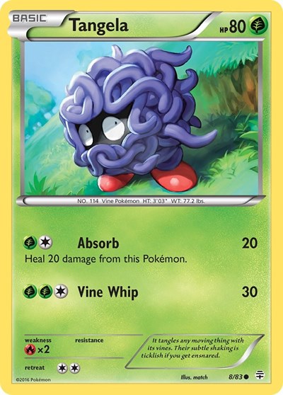 Tangela (Generations) Near Mint Reverse Holofoil
