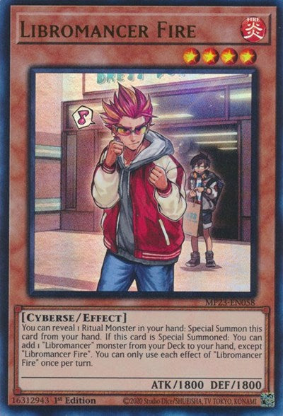 Libromancer Fire (25th Anniversary Tin: Dueling Heroes Mega Pack) Light Play 1st Edition