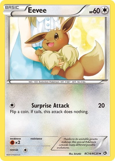 Eevee (Legendary Treasures: Radiant Collection) Near Mint Holofoil