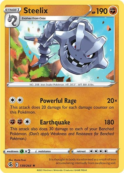 Steelix (SWSH08: Fusion Strike) Near Mint Holofoil