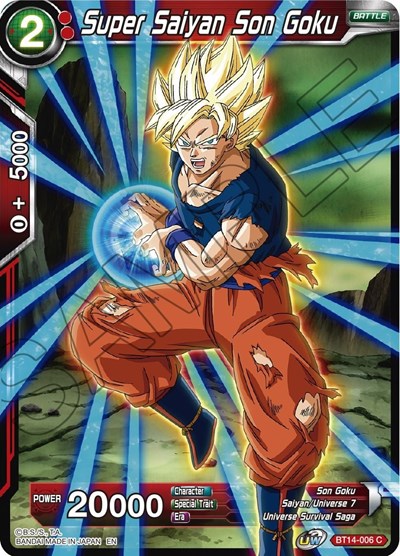 Super Saiyan Son Goku (BT14-006) (Cross Spirits) Near Mint