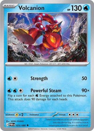 Volcanion (ME03: Perfect Order) Near Mint - Nick Nack's Full Frontal Attack
