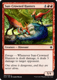 Sun - Crowned Hunters (Ixalan) Near Mint - Nick Nack's Full Frontal Attack