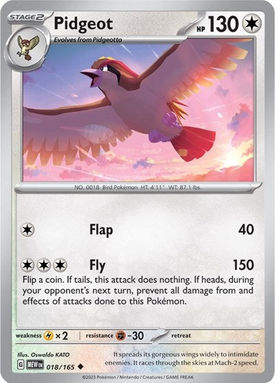Pidgeot (Scarlet and Violet: 151) Near Mint