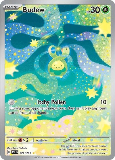 Budew - 221 (ME: Ascended Heroes) Near Mint Holofoil